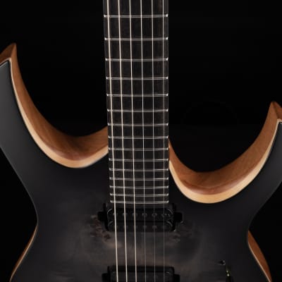 Mayones Duvell Elite 6 Trans Black Burst Electric Guitar With Hybrid Soft Case image 3