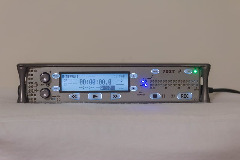 Sound Devices 702T 2Track Portable Digital Audio Recorder Reverb