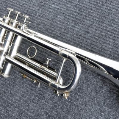 Vintage Getzen Eterna Severinsen Model Bb Trumpet 1970 Silver image 1