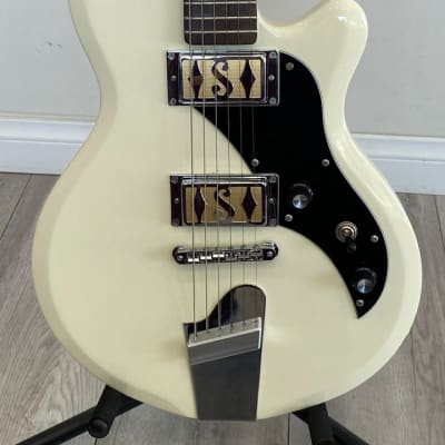Supro WestBury Cream Color Electric, Right Handed Guitar image 2