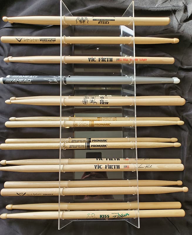 Drumstick Wall Display including 10 Signature or Collectible Reverb