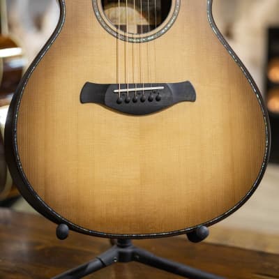 Taylor 912ce Builder's Edition Grand Concert Acoustic/Electric - Wild Honey Burst Top with Hardshell Case - Demo image 3