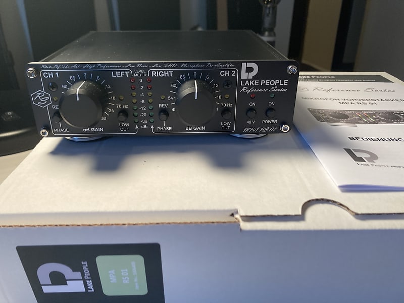 Lake People MPA RS01 Portable Mic Preamp Reverb
