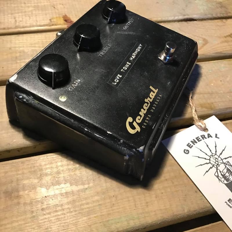 General Vintage Tone FX Overdrive pedal effect  Black  2020 Black image 1