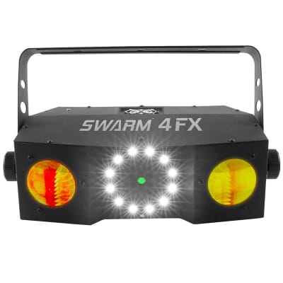Chauvet DJ Swarm 4 FX Quad-Color (RGBA) Dual Moonflower, Strobe, and Laser LED image 5