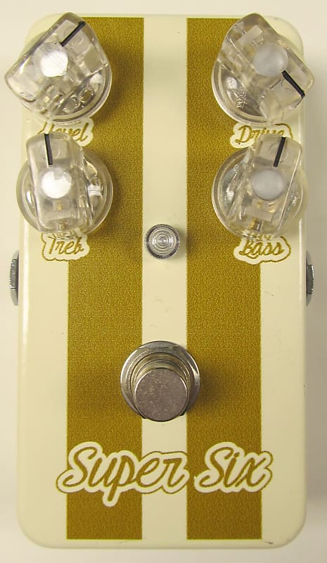 Used Lovepedal Super Six Stevie Mod White / Yellow VGC