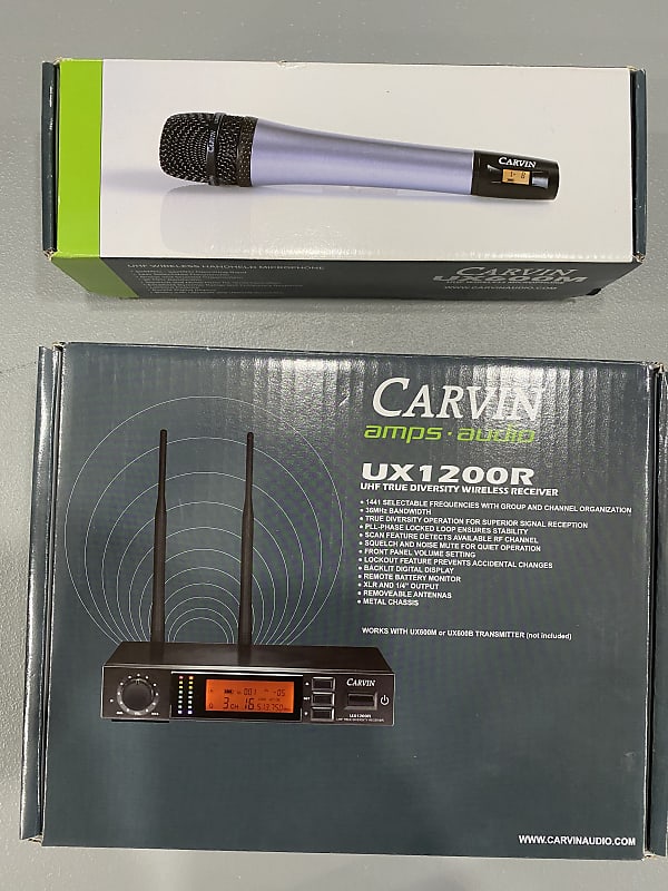 Carvin UX1200MC Wireless Handheld Mic 2020 Reverb