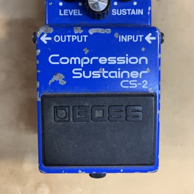 Boss CS-2 Compression Sustainer (Black Label) 1981 - 1986 - Blue 