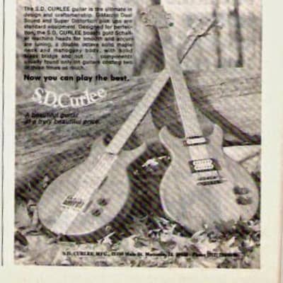 S.D. Curlee  Aspen Vintage Guitar.  Original owner image 18