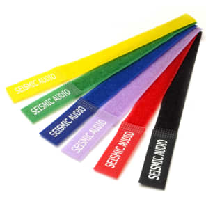 Two Pack of Seismic Audio Colored Cable Ties - 8 Inches - (12 Total) image 2
