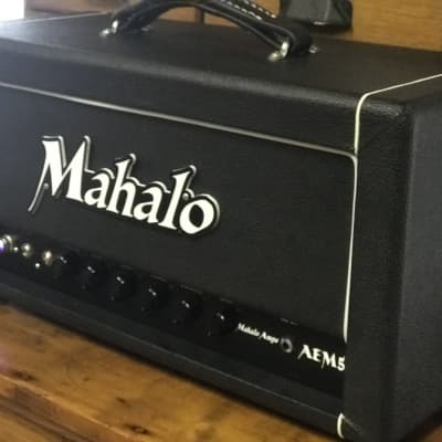 Mahalo Amplification Standard Series Hand Wired AEM50 Head 2019 Black image 2