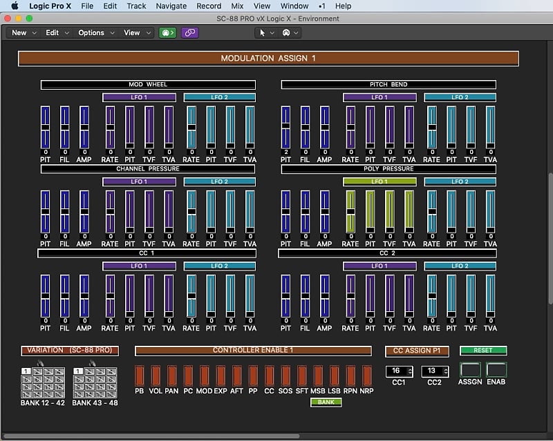 Virtual SOUND CANVAS editor / programmer - Roland SC-88 PRO