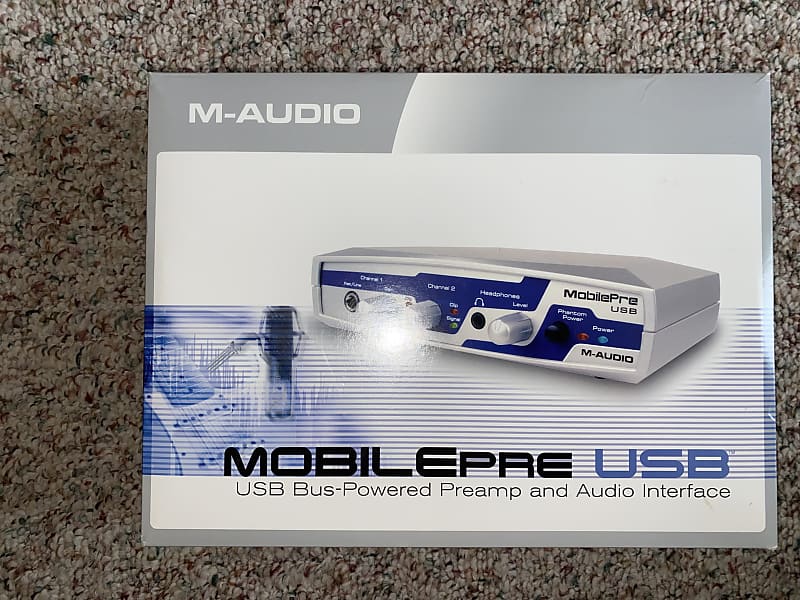 MAudio MobilePre USB BusPowered Preamp and Audio Interface Reverb