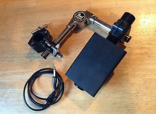 Hart Dynamics "Hammer" Electronic Drum Trigger Wedge + Pearl Mounting Arm & Clamps image 1