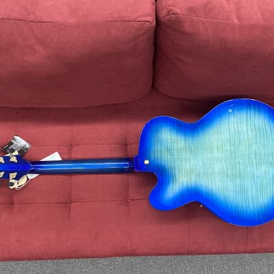 Ibanez Contemporary Archtop AFC155 Hollow Body Electric Guitar 2017 - Jet Blue Burst with Case image 18