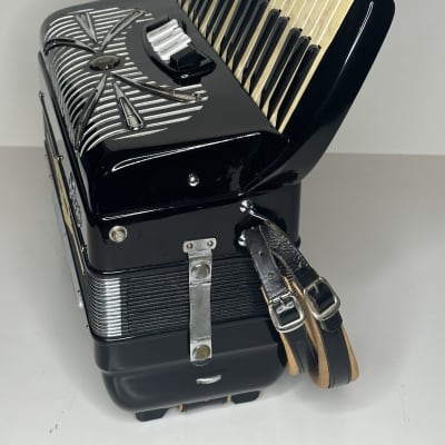 Sonola Rivoli Model R.241 Black Piano Accordion LM 41/120 | Reverb