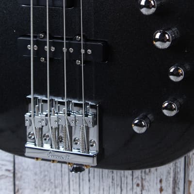 Charvel Pro-Mod San Dimas Bass PJ 4 String Electric Bass Guitar Metallic Black image 4