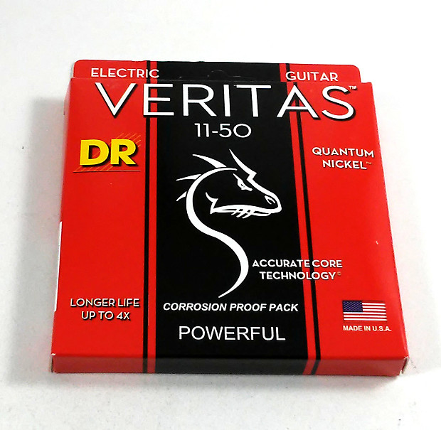 DR VTE-11 Veritas Electric Guitar Strings - Heavy (11-50) image 1