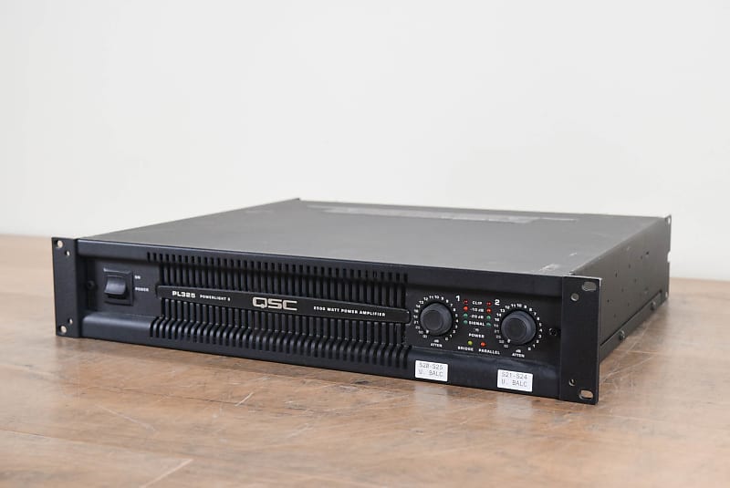 QSC PL325 Powerlight 3 Series 2Channel Power Amplifier Reverb
