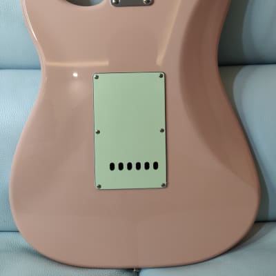 Shijie guitar STN SSS 2021 Shell Pink image 2