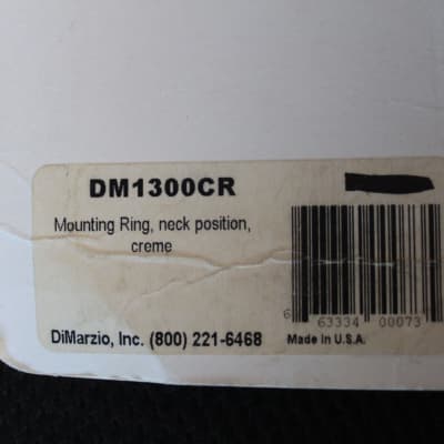 DiMarzio Pro-parts Cream Mounting Ring DM1300CR image 4