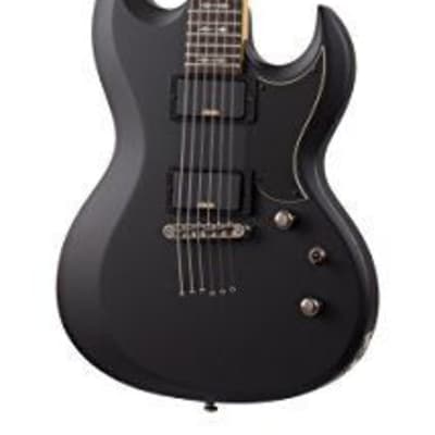 Schecter Demon S-II 6-String RH Electric Guitar-Satin Black image 12