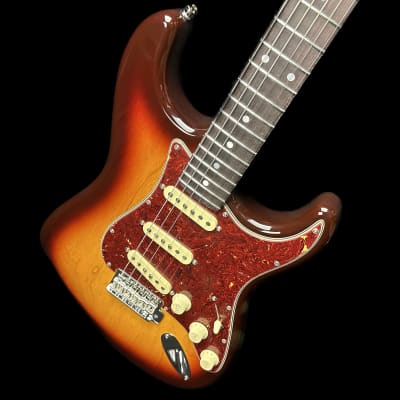 Fender Custom Shop American Custom Strat NOS RW Chocolate 3-Color Sunburst w/case image 3