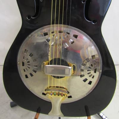 *Price Cut*SALE*Galveston Metal Body Resonator Black & Gold used *Play now & Pay Later Offer!* image 2
