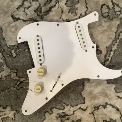 Fender Squier Pickups with pickguard and jack cup 1990s? White image 1