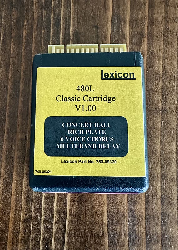 Lexicon 480L Digital Effects System Classic Cart Reverb