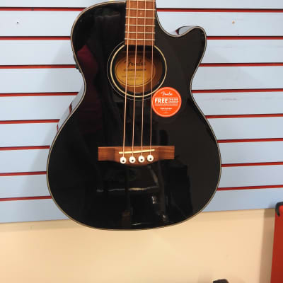 Fender CB-60SCE Acoustic Bass Black image 1