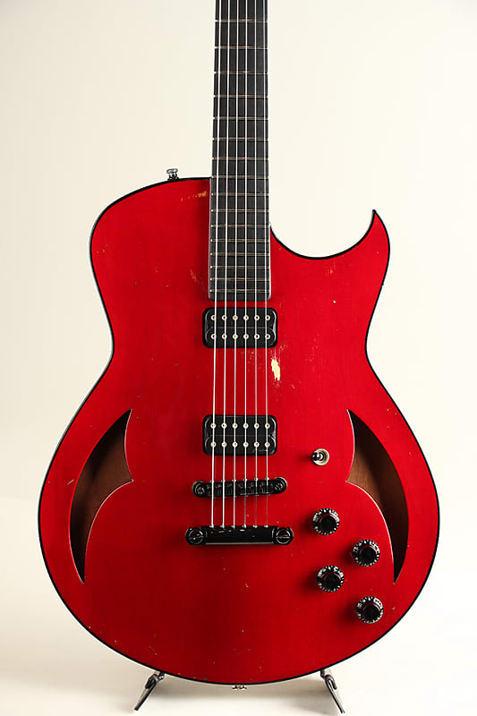 Marchione Semi-Hollow Stop Tail piece Red 2012 image 1