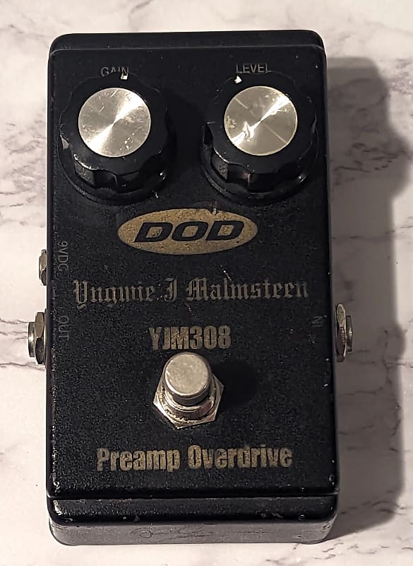 DOD YJM308 Yngwie J. Malmsteen Preamp Overdrive 2010s - Black