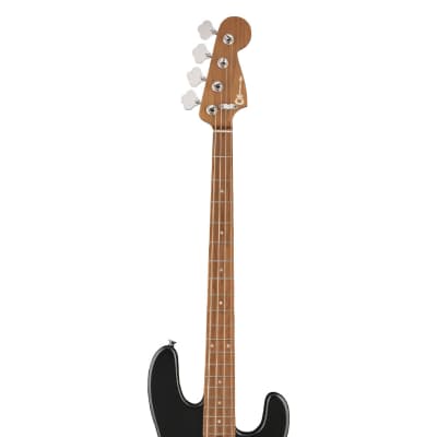 Used Charvel Pro-Mod San Dimas Bass PJ IV Metallic Black w/ Caramelized Maple FB image 5