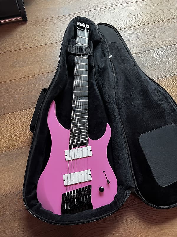 Legator Ghost G8FP (Flamingo) - Headless Multi-Scale 8-String Guitar