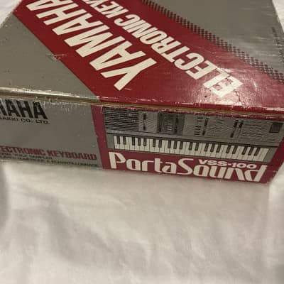 Yamaha Portasound VSS-100 Keyboard synth Sampler Sample 1980s - Black Anthracite Excellent condition in Original Box image 21