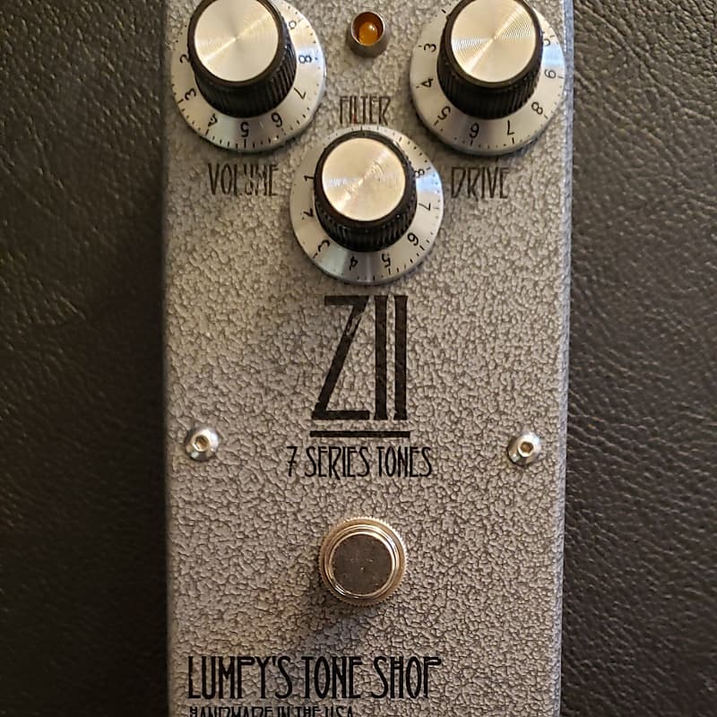 Lumpy's Tone Shop ZII Overdrive (Lemon Drop) 2013 Grey Hammertone image 1