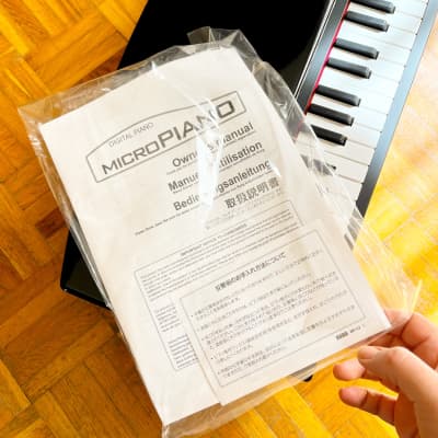 ☆ Brand New! ☆ Korg MicroPiano made in Japan - Mini Piano Keyboard 61 Key! Very great professional sounds! With original box, packaging, manual, p.supply! Impossible to find! image 11