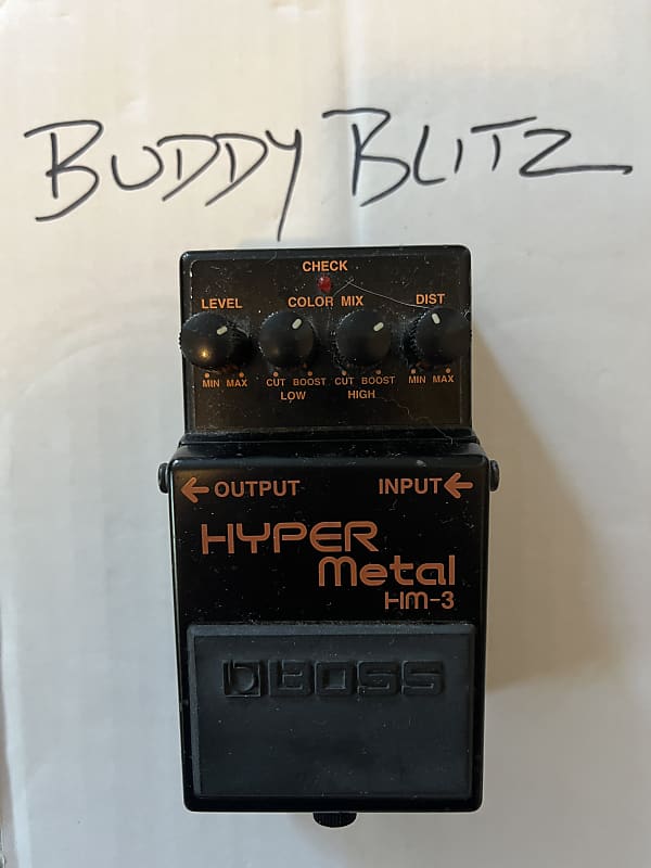 Boss guitar pedal : HM-3 * hyper metal *