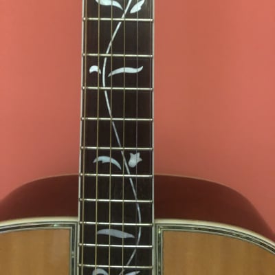 Morris W-619 Tree of Life 1975 Martin D45/ D60 Taylor Style Acoustic + Ultra Rare Case image 4