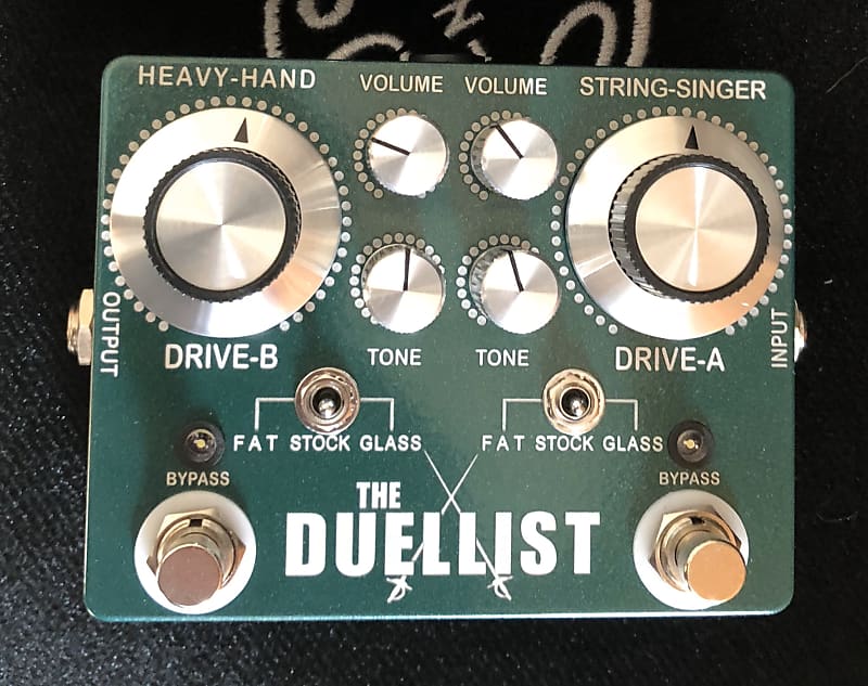 King Tone Guitar Limited Edition of 100 made T.S. GREEN The Duellist Dual  Overdrive by Jesse Davey