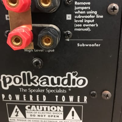 Polk Audio Powered Towers Audiophile Tower Speakers image 16