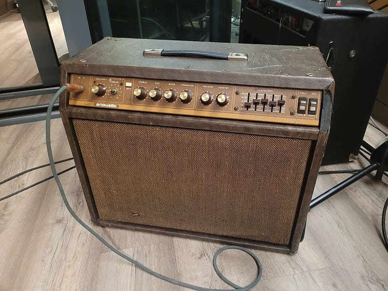 Acoustic Model 123 vintage 80s combo guitar amplifier G120 with 1x12” 1980 imagen 1