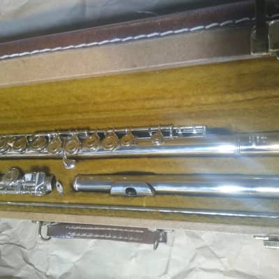 Yamaha YFL-24N Nickel-plated Flute, Japan, Very Good condition image 1