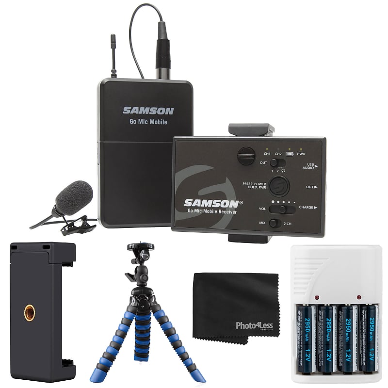 Samson Go Mic Mobile Digital Wireless System with LM8 Reverb