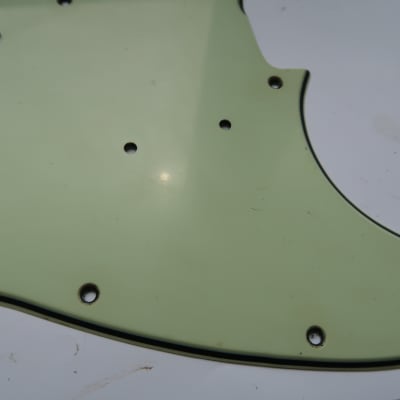 Fender Jazz Bass Pickguard 60's  Mint Green USA Vintage 62 thru 71 Lower finger rest 64 image 3