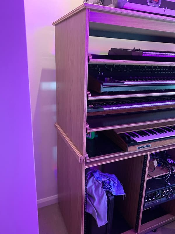 Custom Rack and keyboard cabinet | Reverb