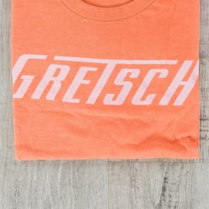 Gretsch Logo T-Shirt, Orange, Medium (M) Short Sleeve Tee Shirt Apparel Clothing image 3