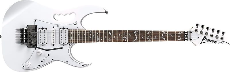 Ibanez JEMJR Steve Vai Signature Electric Guitar, White image 1