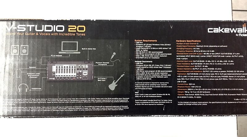 Roland V-STUDIO 20 | Reverb